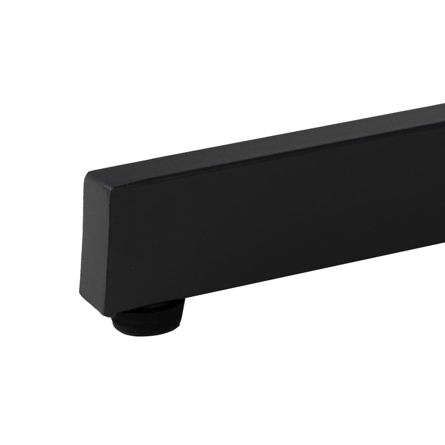 MESA AUXILIAR PLEGABLE ANTRACITA ACERO 70 X 70 X 74 CM