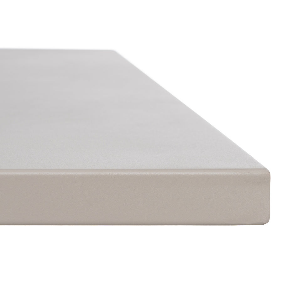 MESA AUXILIAR PLEGABLE TAUPE ACERO 70 X 70 X 74 CM