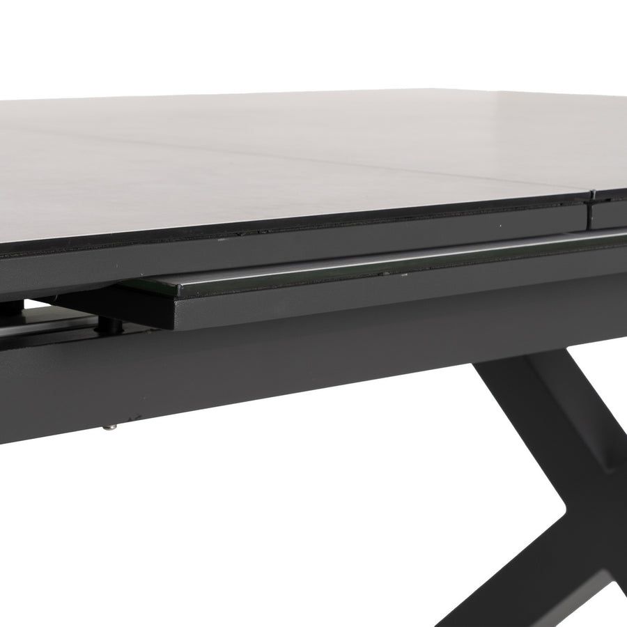 MESA COMEDOR EXTENSIBLE BLANCO 180 X 100 X 77 CM