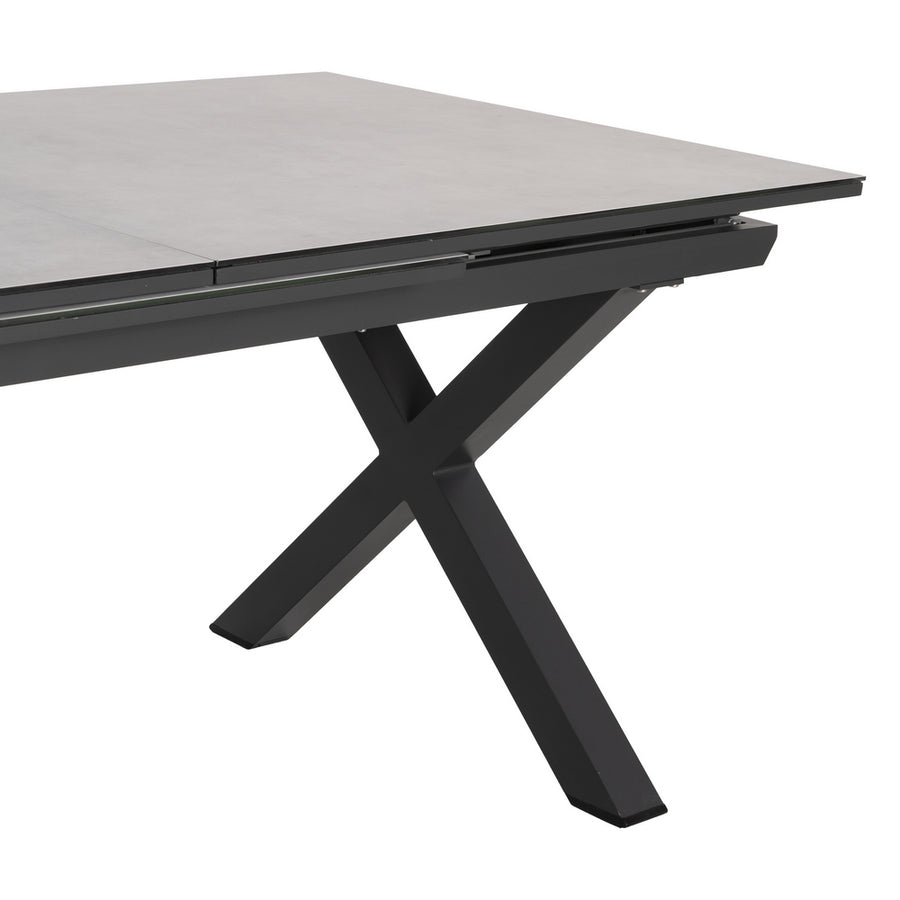 MESA COMEDOR EXTENSIBLE BLANCO 180 X 100 X 77 CM