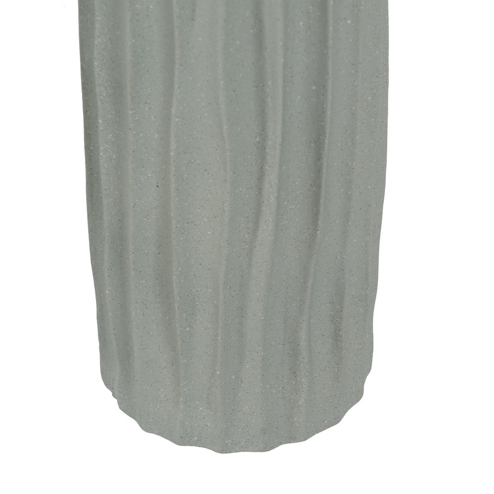 GREEN CERAMIC DECORATIVE VASE 20.50 X 20.50 X 92 CM