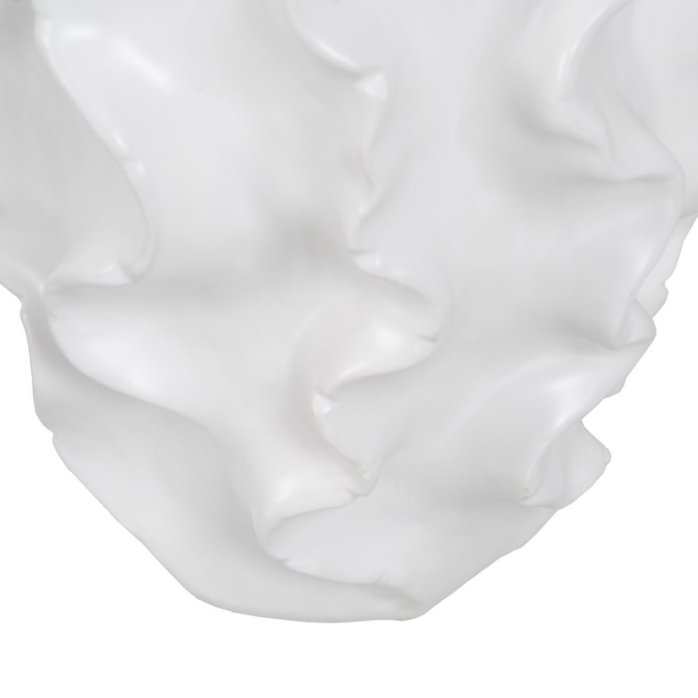 JARRÓN BLANCO CERÁMICA DECORACIÓN 25,50 X 25,50 X 37,50 CM