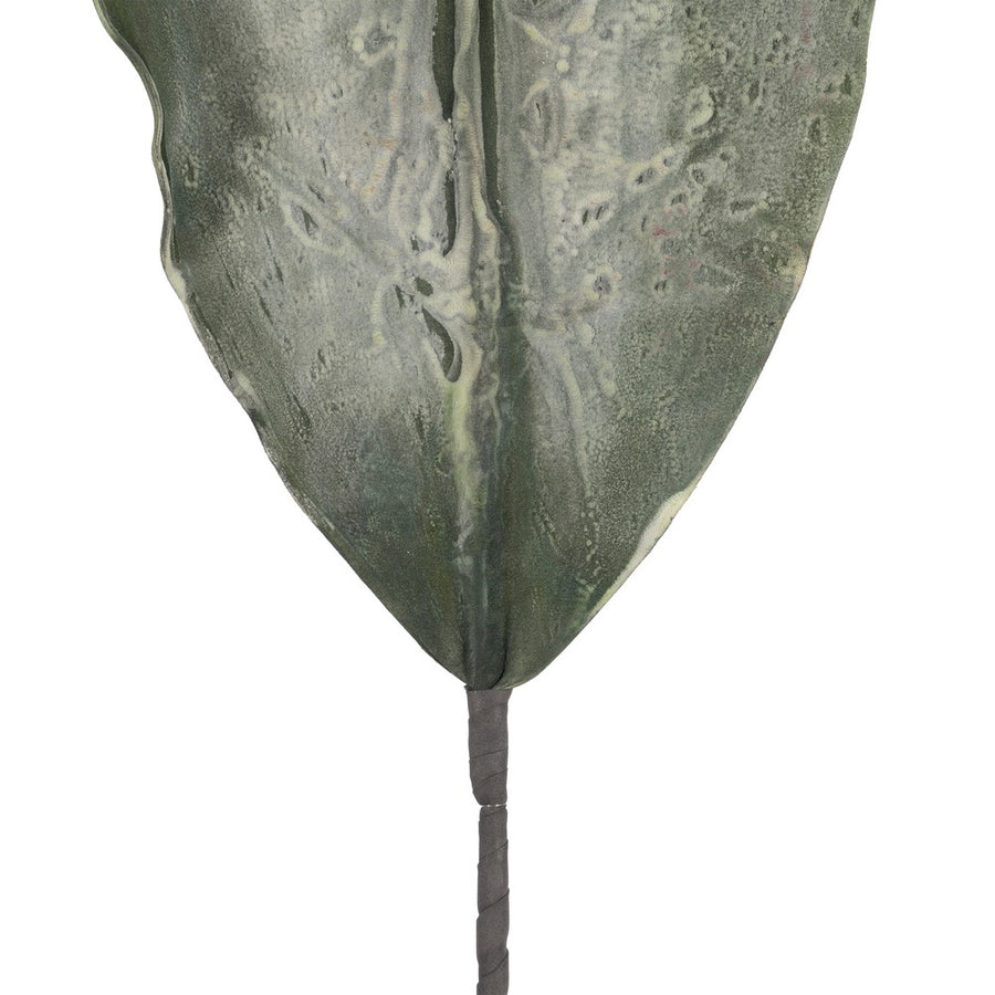 RAMA HOJA VERDE NAILON DECORACIÓN 129 CM