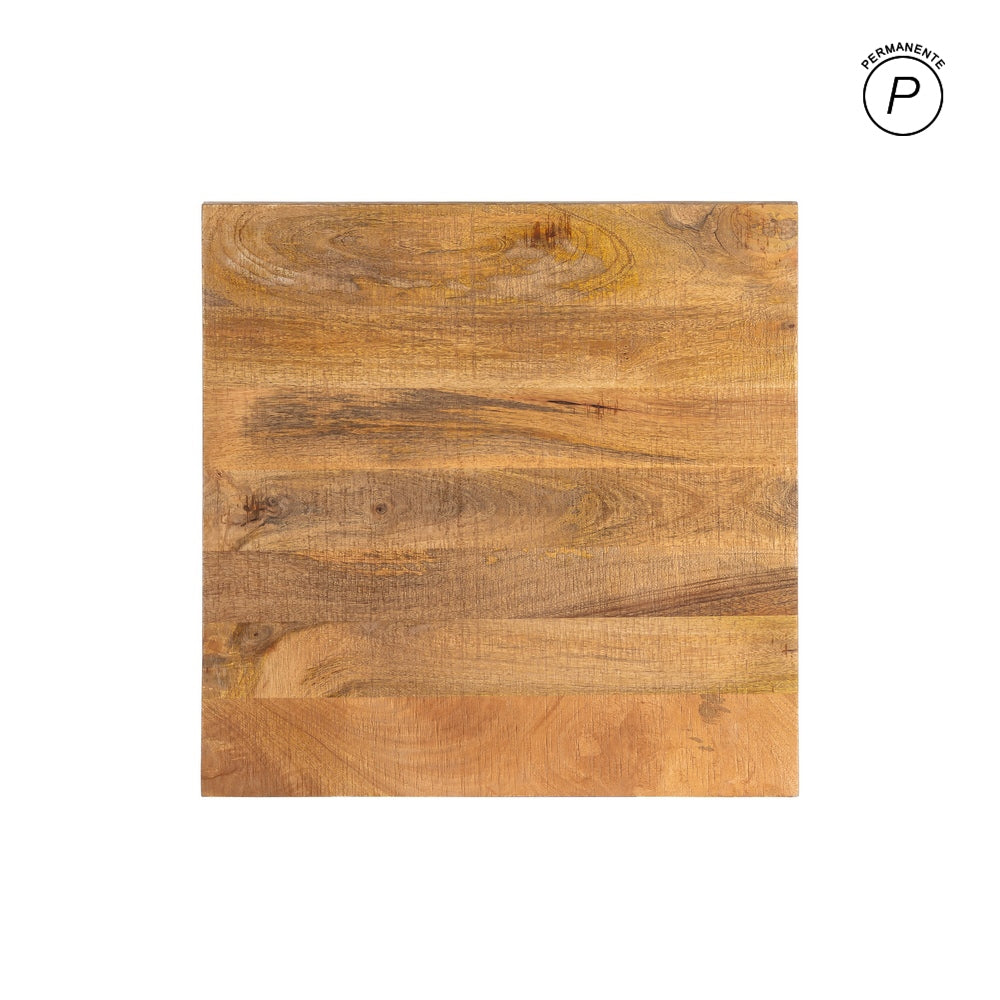 TABLERO MESA NATURAL MADERA DE MANGO 60 X 60 X 3 CM