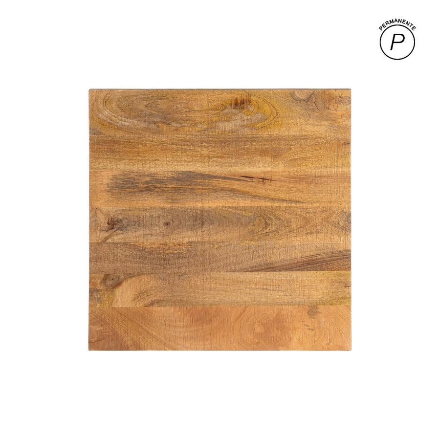 TABLERO MESA NATURAL MADERA DE MANGO 60 X 60 X 3 CM