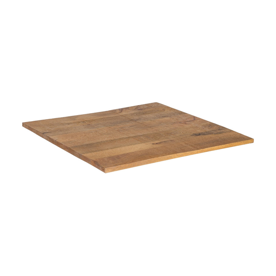 TABLERO MESA NATURAL MADERA DE MANGO 80 X 80 X 3 CM