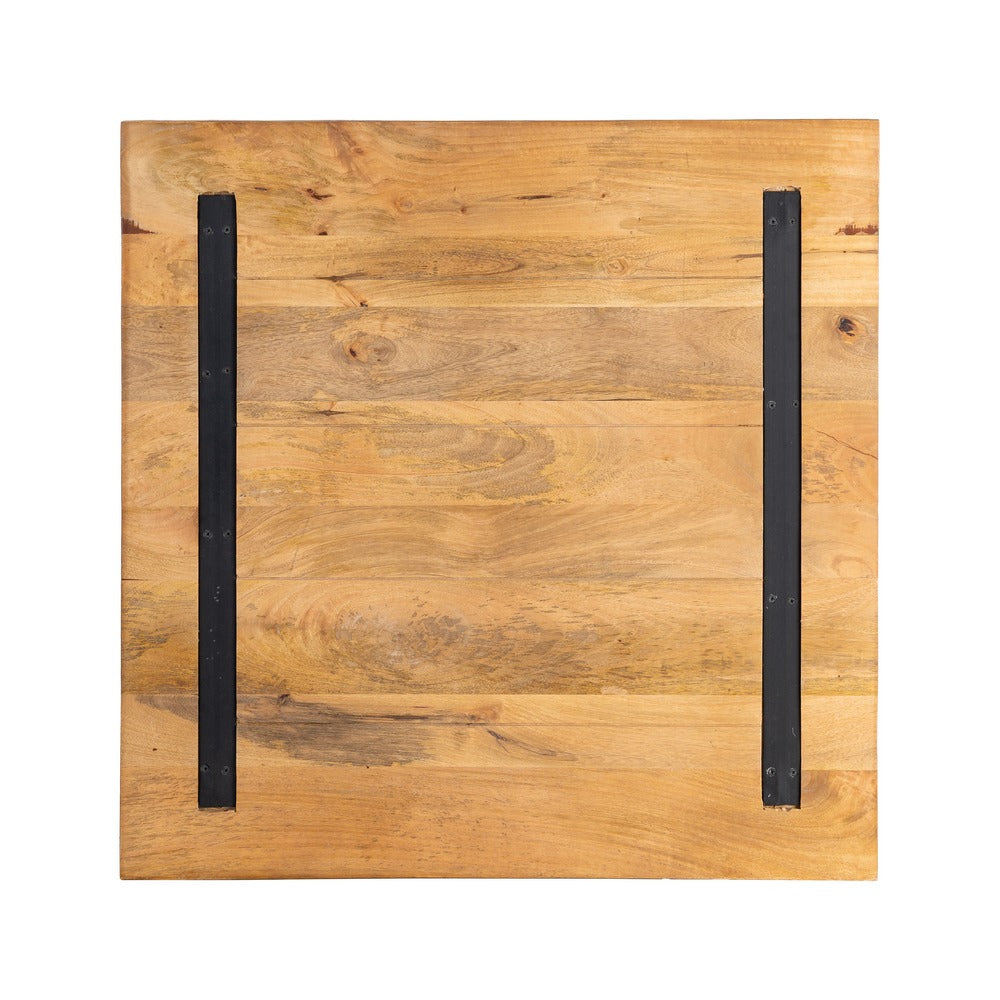 TABLERO MESA NATURAL MADERA DE MANGO 80 X 80 X 3 CM