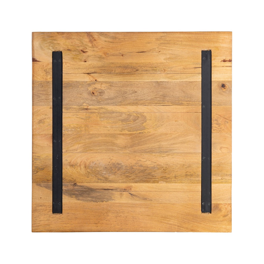 TABLERO MESA NATURAL MADERA DE MANGO 80 X 80 X 3 CM