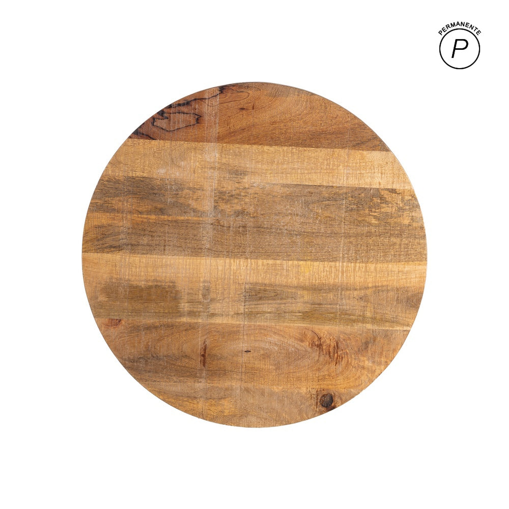 TABLERO MESA NATURAL MADERA DE MANGO 70 X 70 X 3 CM