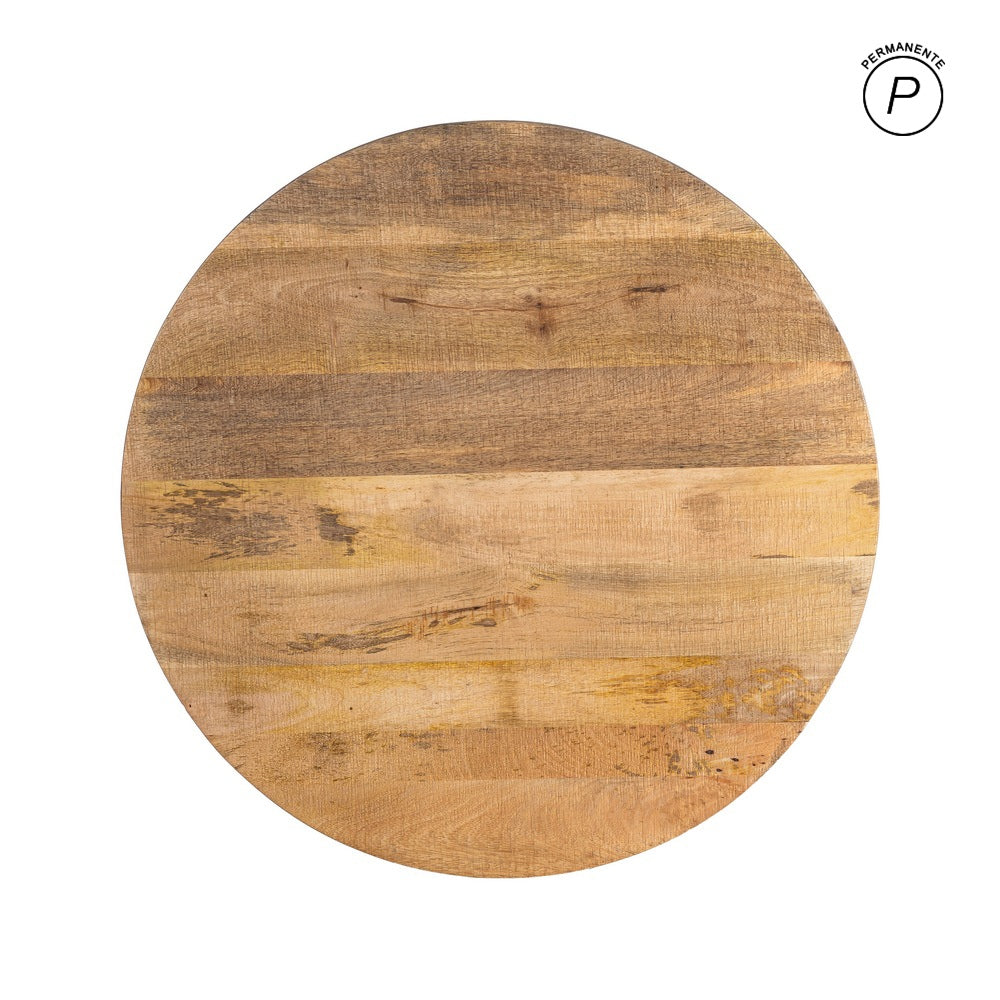 TABLERO MESA NATURAL MADERA DE MANGO 80 X 80 X 3 CM