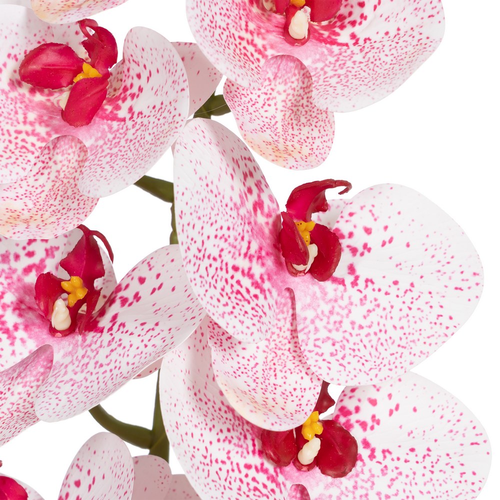 FLOR ORQUÍDEA ROSA TEJIDO DECORACIÓN 107 CM
