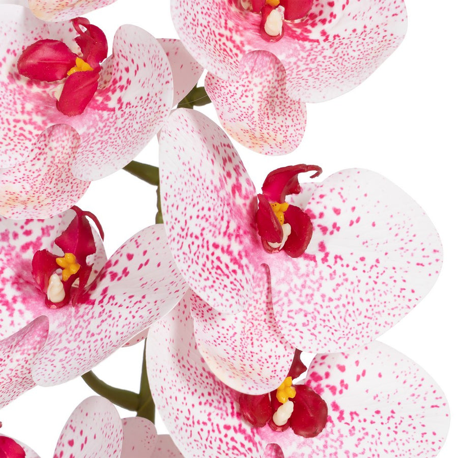FLOR ORQUÍDEA ROSA TEJIDO DECORACIÓN 107 CM