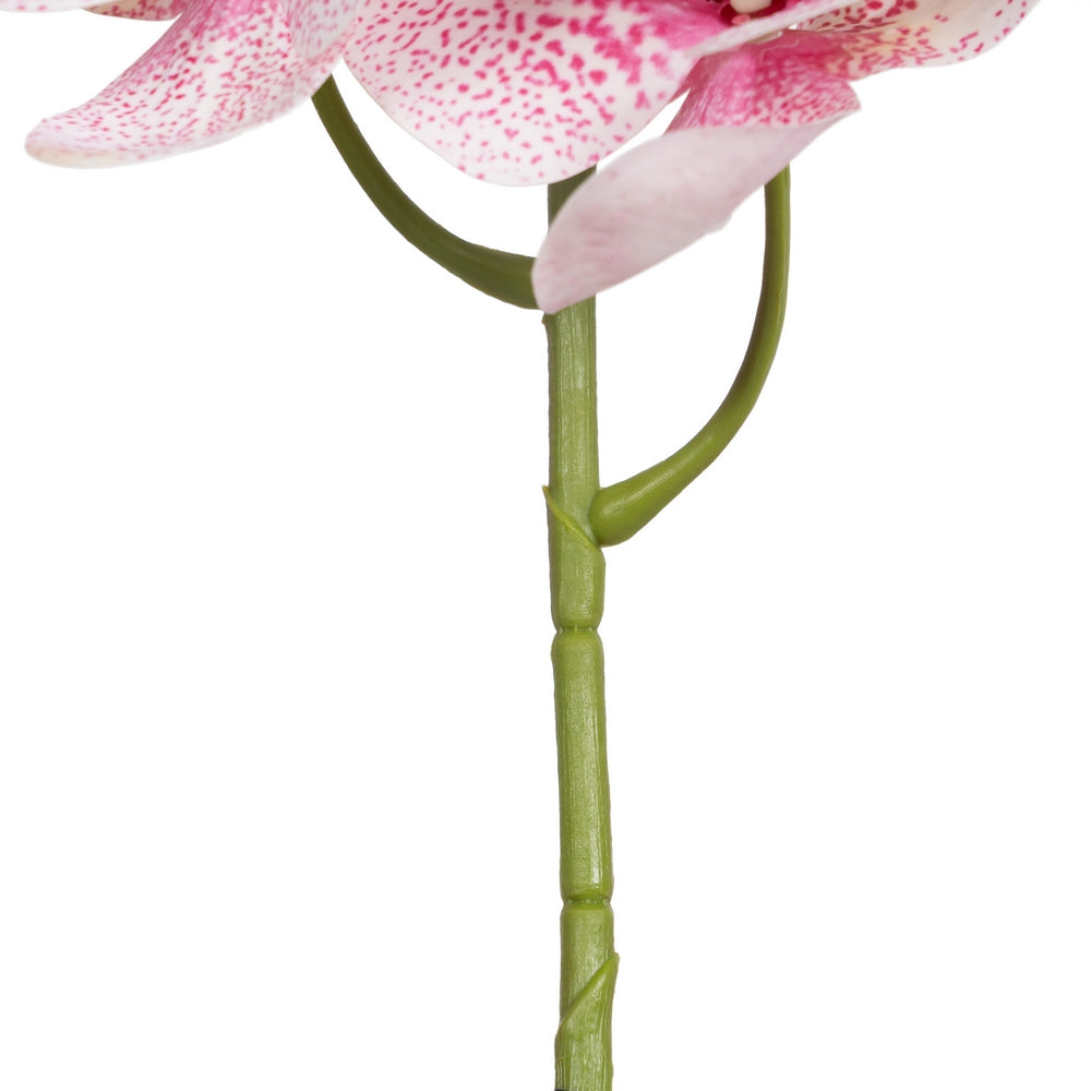 FLOR ORQUÍDEA ROSA TEJIDO DECORACIÓN 107 CM