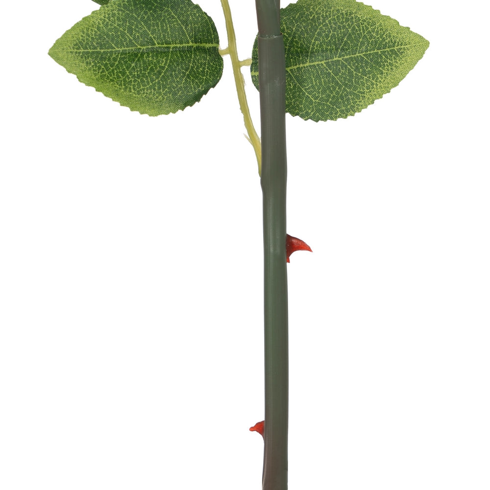 FLOR ROSA ROSA PVC-TEJIDO DECORACIÓN 69 CM