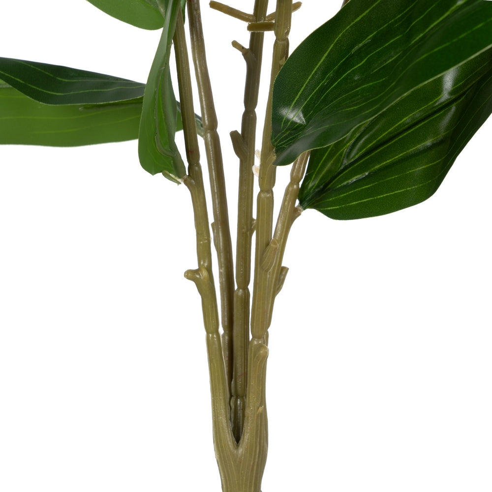 WHITE LILY FLOWER RUBBER DECORATION 58 CM