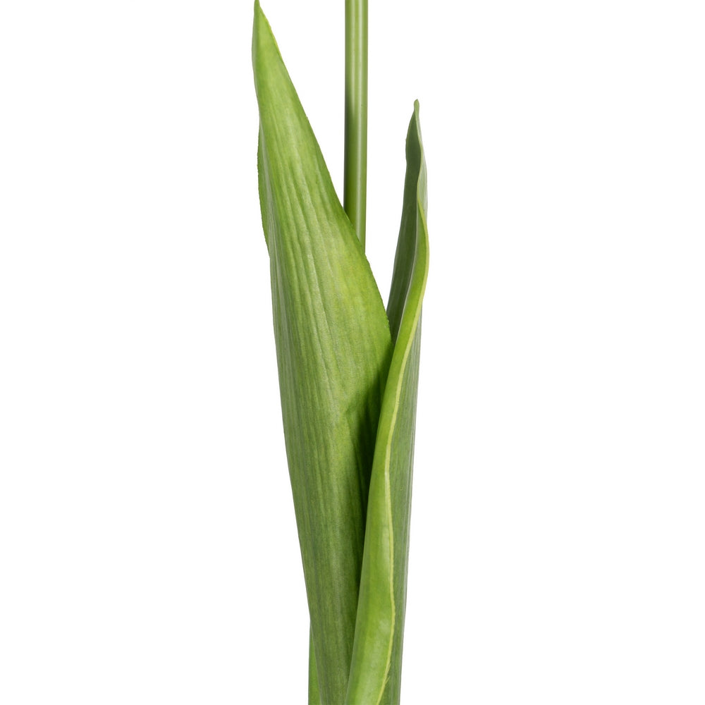 FLOR TULIPÁN AMARILLO TEJIDO DECORACIÓN 63 CM