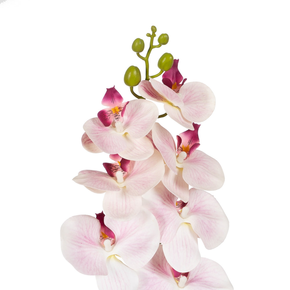 PINK ORCHID FLOWER RUBBER DECORATION 95 CM