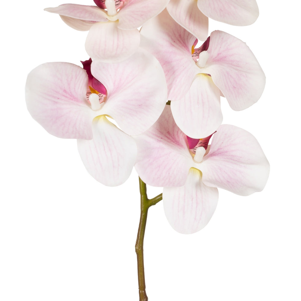 PINK ORCHID FLOWER RUBBER DECORATION 95 CM