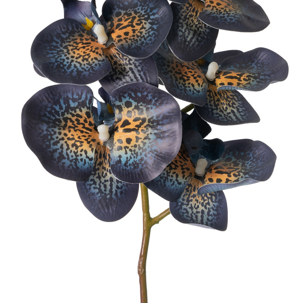BLUE ORCHID RUBBER DECORATION 95 CM
