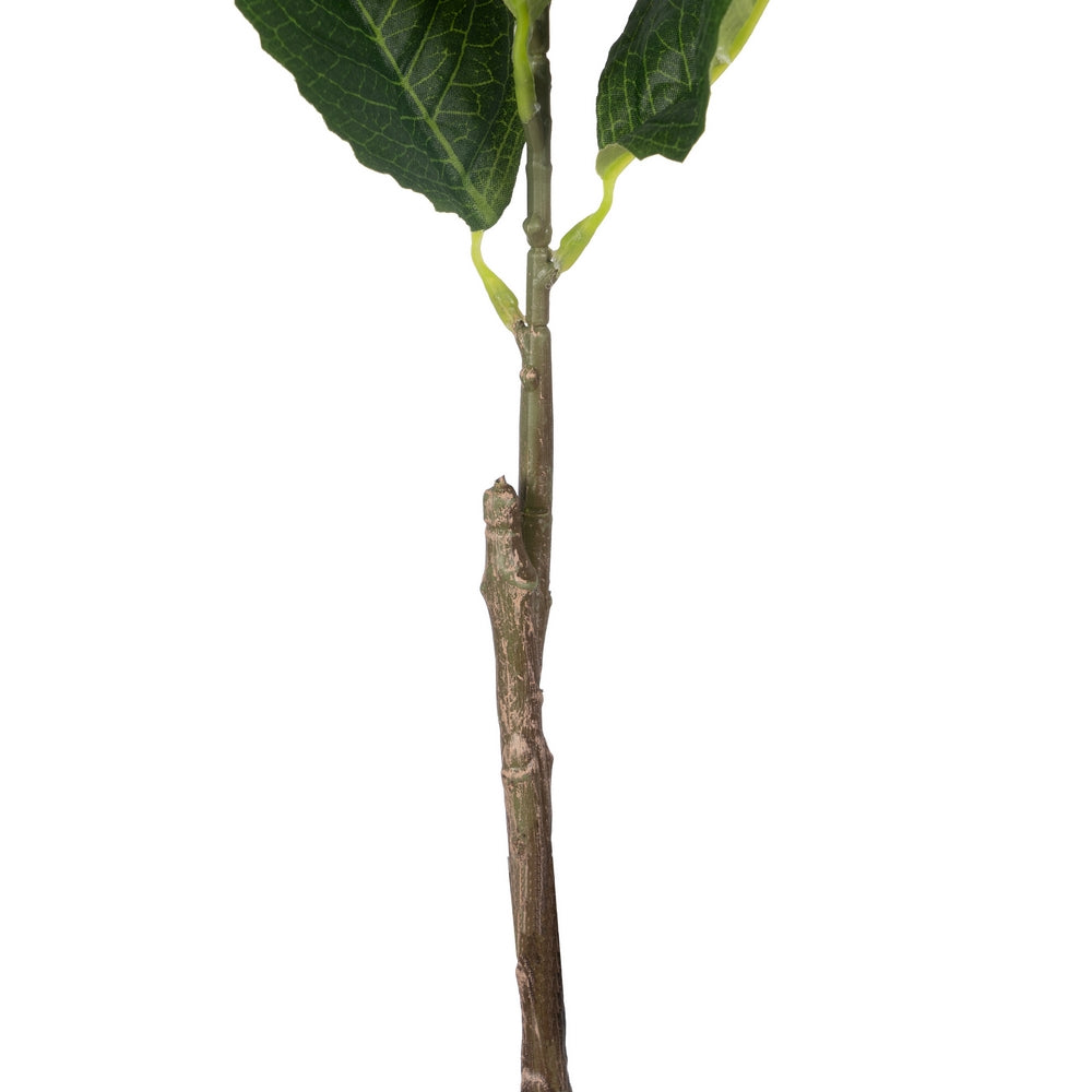 FLOR HORTENSIA BLANCO TEJIDO DECORACIÓN 74 CM
