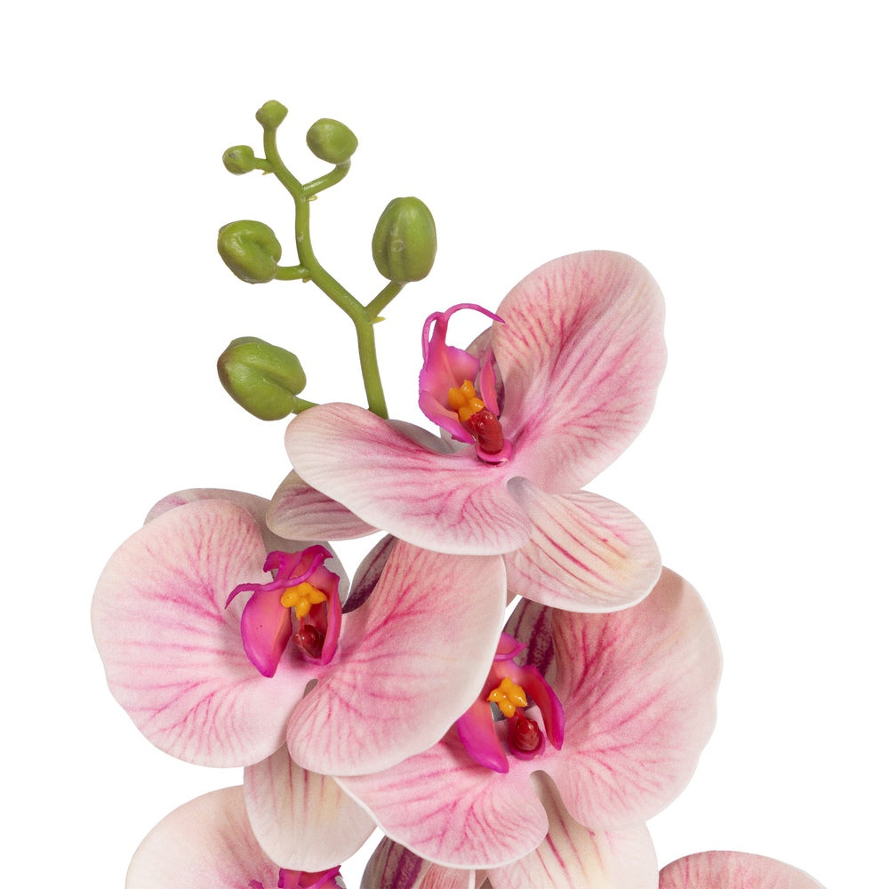 PINK ORCHID FLOWER RUBBER DECORATION 96 CM
