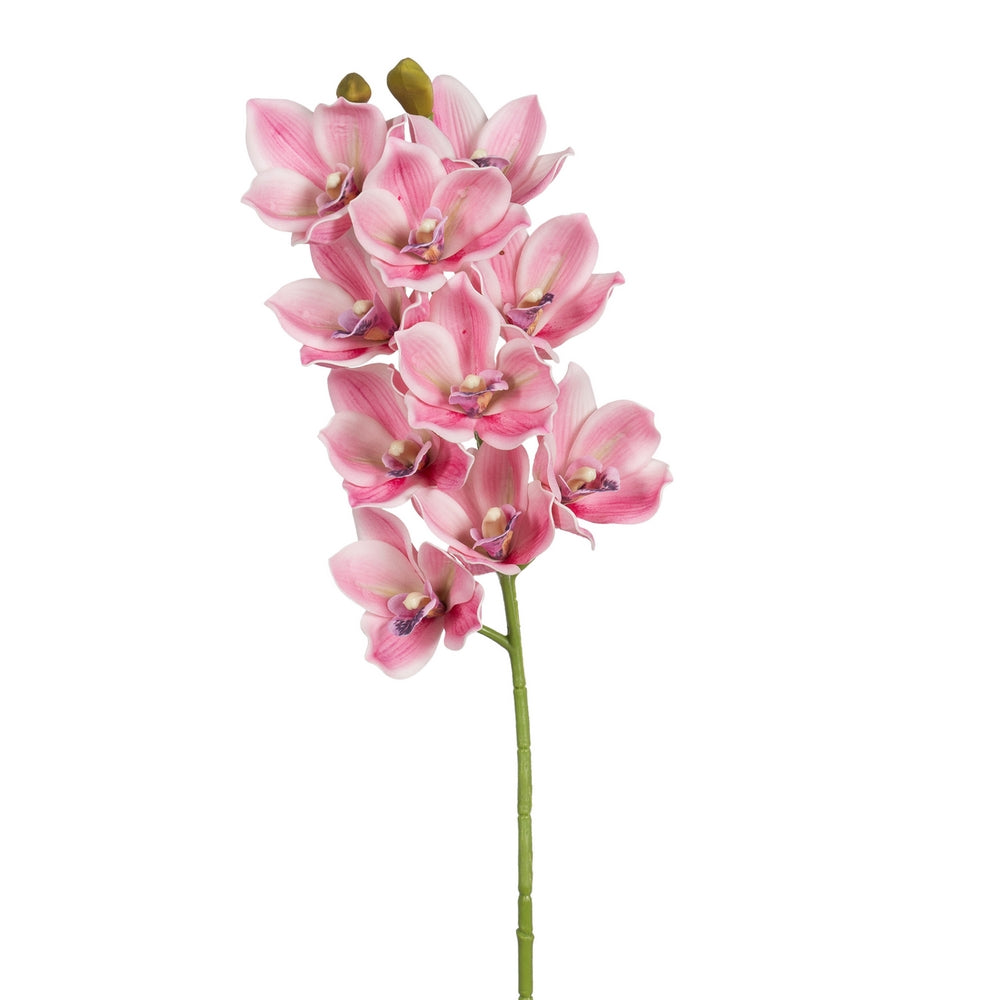 PINK ORCHID FLOWER RUBBER DECORATION 71 CM