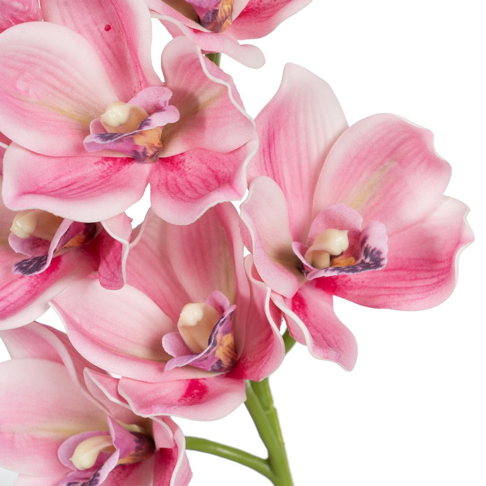 PINK ORCHID FLOWER RUBBER DECORATION 71 CM