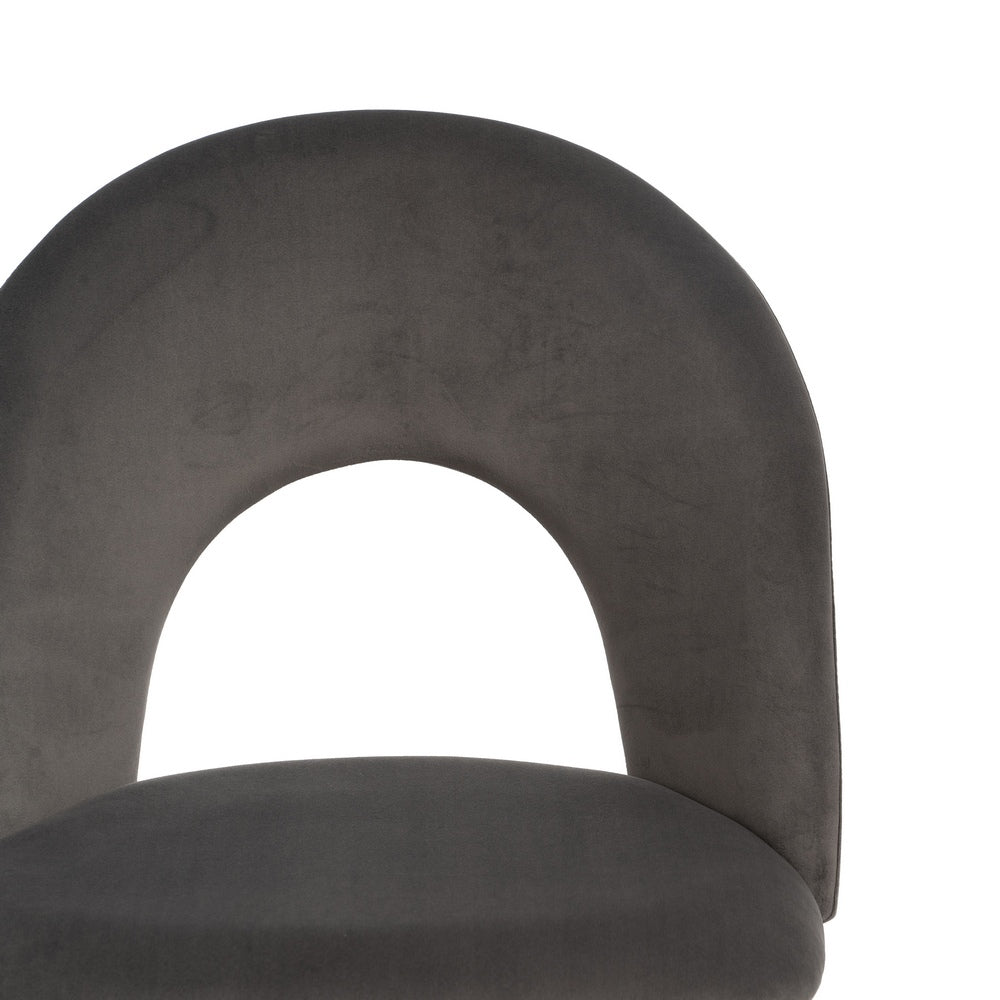 SILLA TAUPE TEJIDO-METAL CONTRACT 49 X 60 X 81 CM