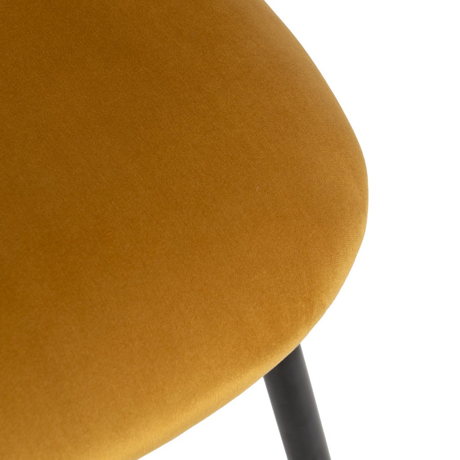 SILLA OCRE TEJIDO-METAL CONTRACT 49 X 60 X 81 CM