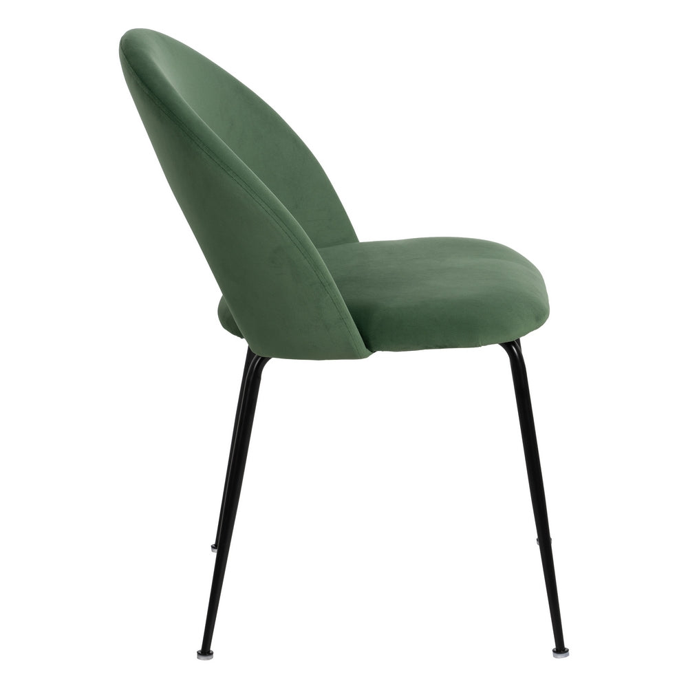 SILLA VERDE TEJIDO-METAL CONTRACT 49 X 60 X 81 CM