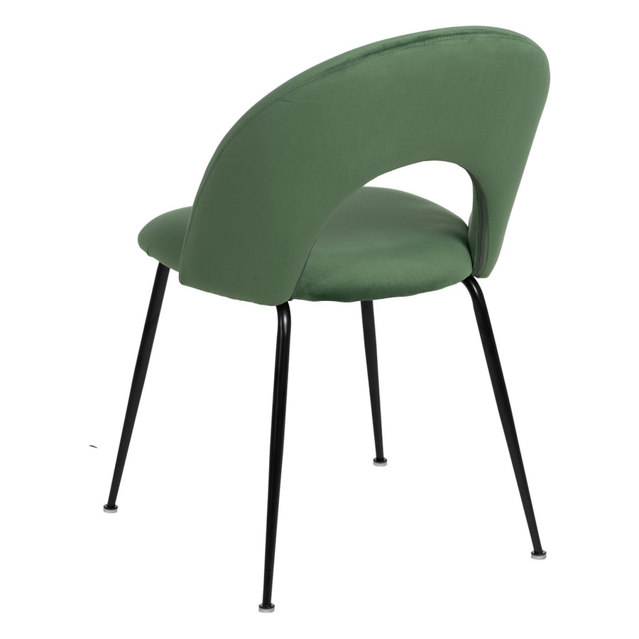 SILLA VERDE TEJIDO-METAL CONTRACT 49 X 60 X 81 CM