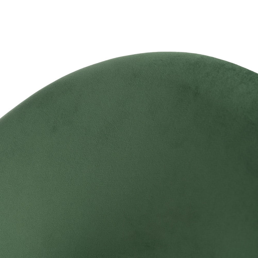 SILLA VERDE TEJIDO-METAL CONTRACT 49 X 60 X 81 CM