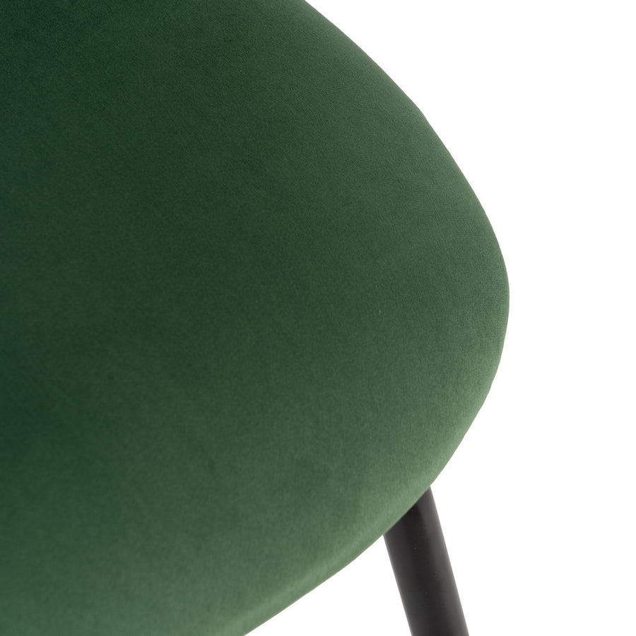 SILLA VERDE TEJIDO-METAL CONTRACT 49 X 60 X 81 CM