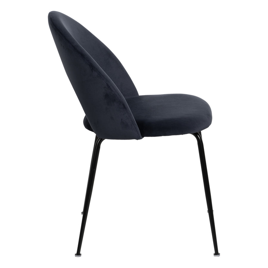 SILLA AZUL TEJIDO-METAL CONTRACT 49 X 60 X 81 CM