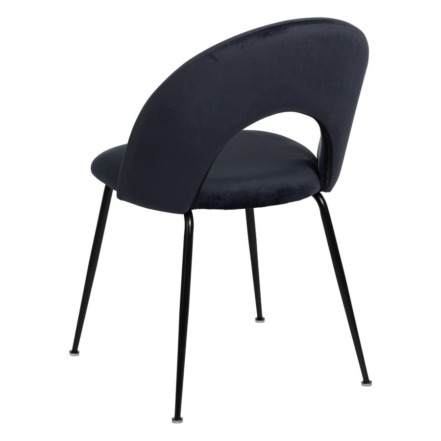 SILLA AZUL TEJIDO-METAL CONTRACT 49 X 60 X 81 CM