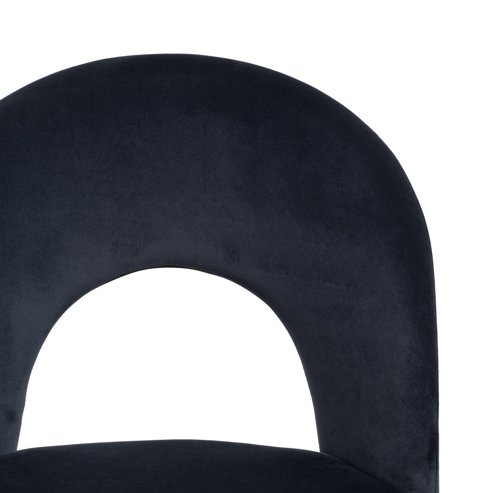 SILLA AZUL TEJIDO-METAL CONTRACT 49 X 60 X 81 CM