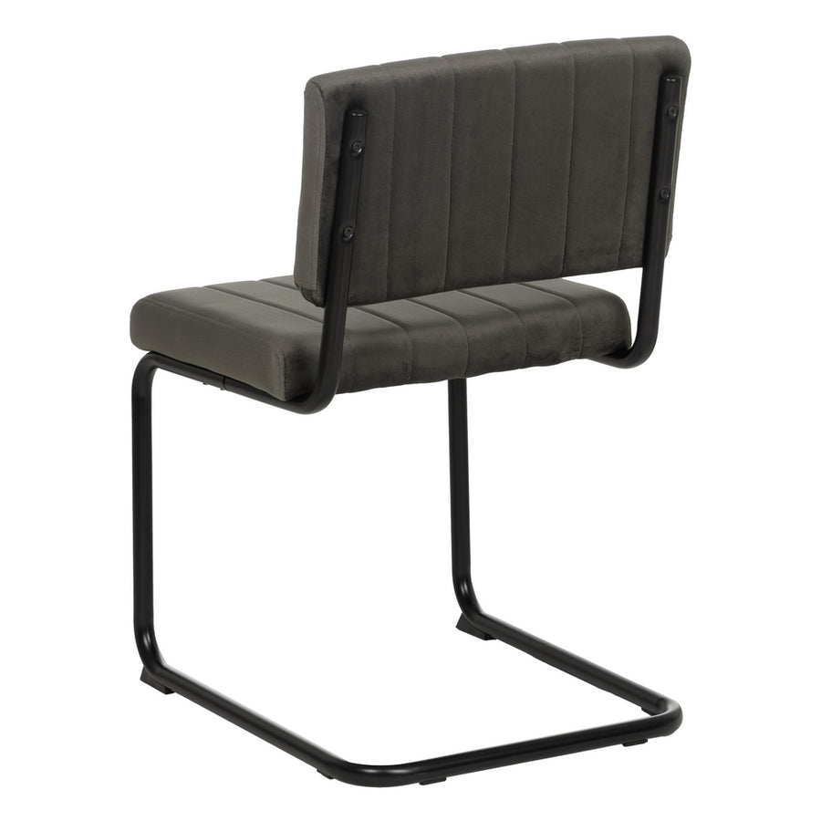 SILLA TAUPE TEJIDO-METAL CONTRACT 48 X 56 X 82 CM