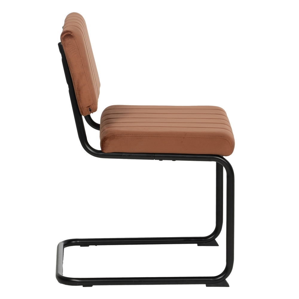 SILLA TERRACOTA TEJIDO-METAL CONTRACT 48 X 56 X 82 CM