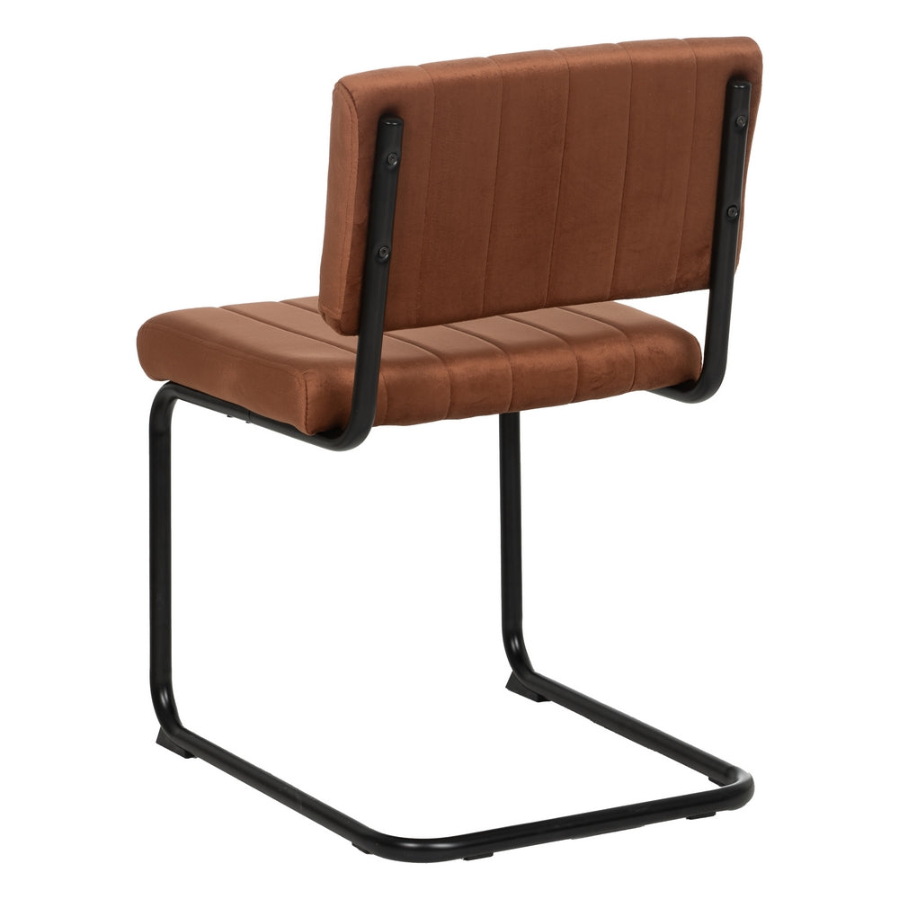 SILLA TERRACOTA TEJIDO-METAL CONTRACT 48 X 56 X 82 CM