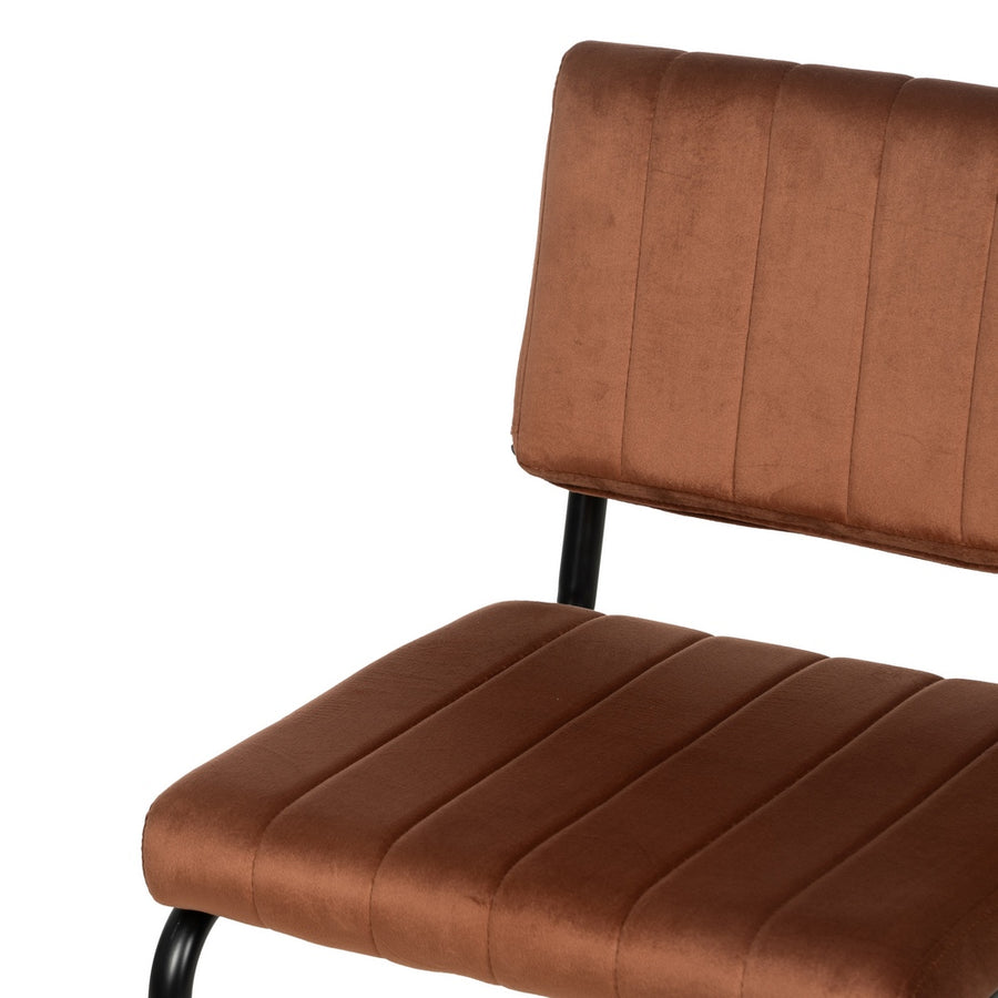 SILLA TERRACOTA TEJIDO-METAL CONTRACT 48 X 56 X 82 CM