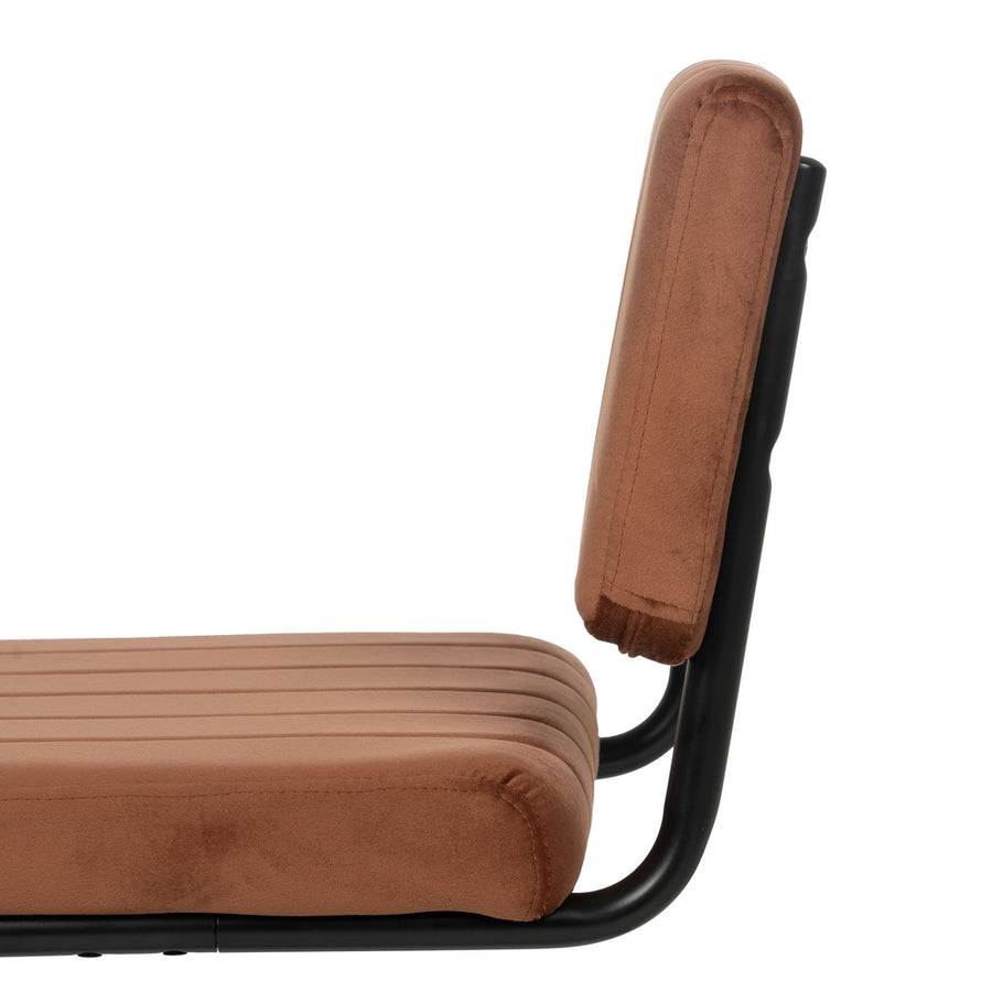 SILLA TERRACOTA TEJIDO-METAL CONTRACT 48 X 56 X 82 CM