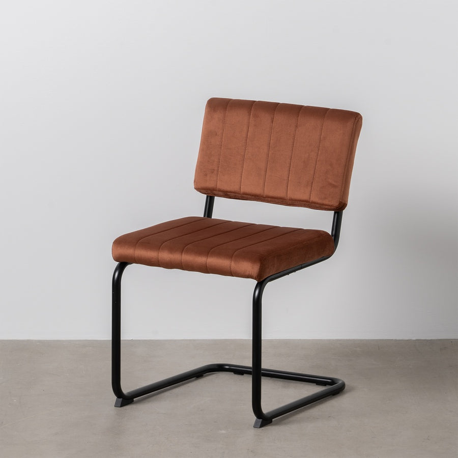 SILLA TERRACOTA TEJIDO-METAL CONTRACT 48 X 56 X 82 CM