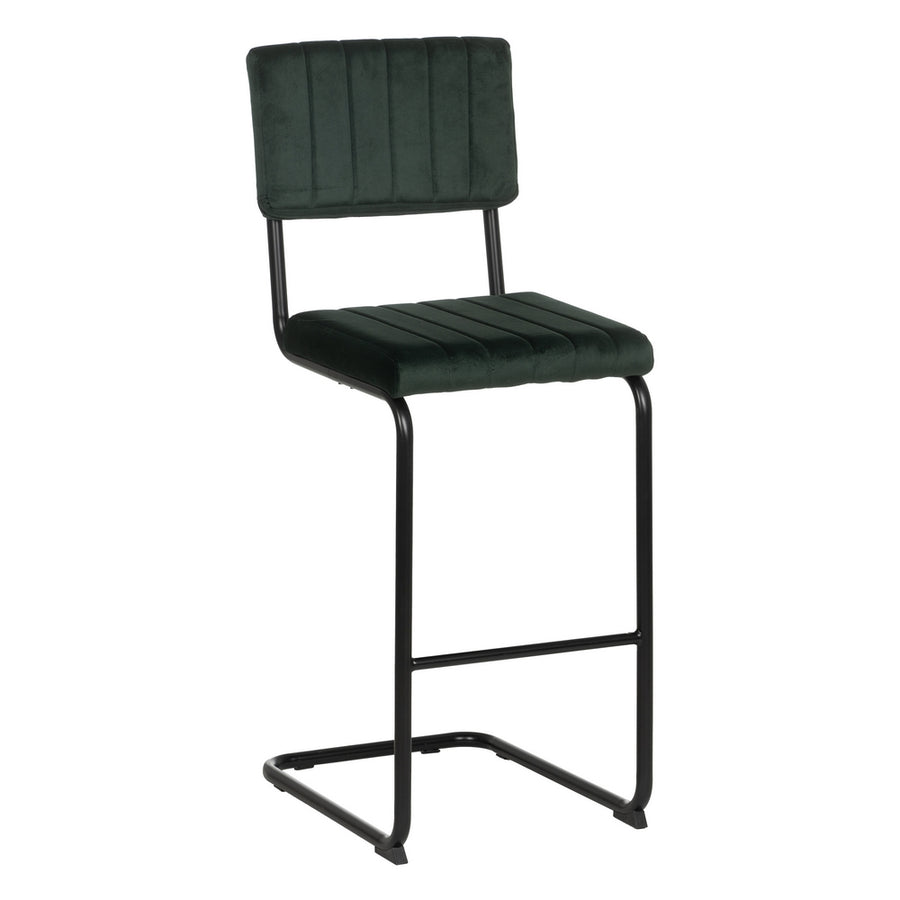 TABURETE VERDE TEJIDO-METAL CONTRACT 44 X 50 X 115 CM