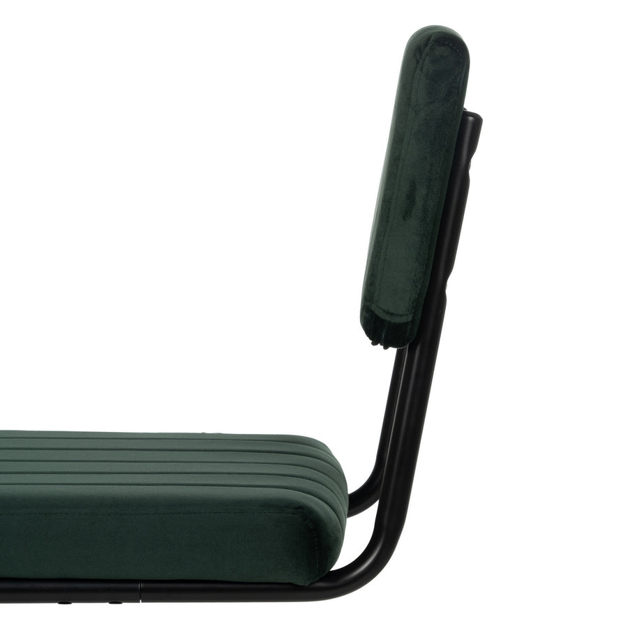 TABURETE VERDE TEJIDO-METAL CONTRACT 44 X 50 X 115 CM