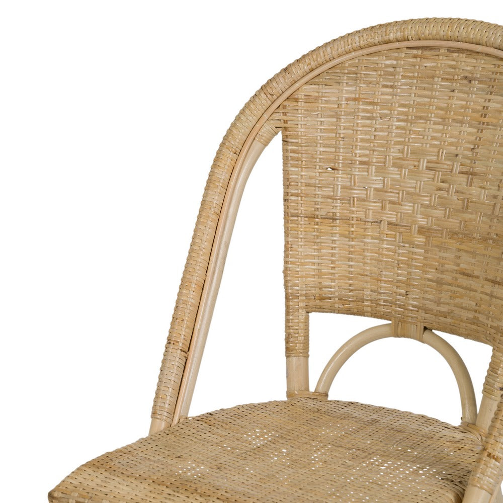 NATURAL RATTAN LOUNGE CHAIR 50 X 56 X 88 CM