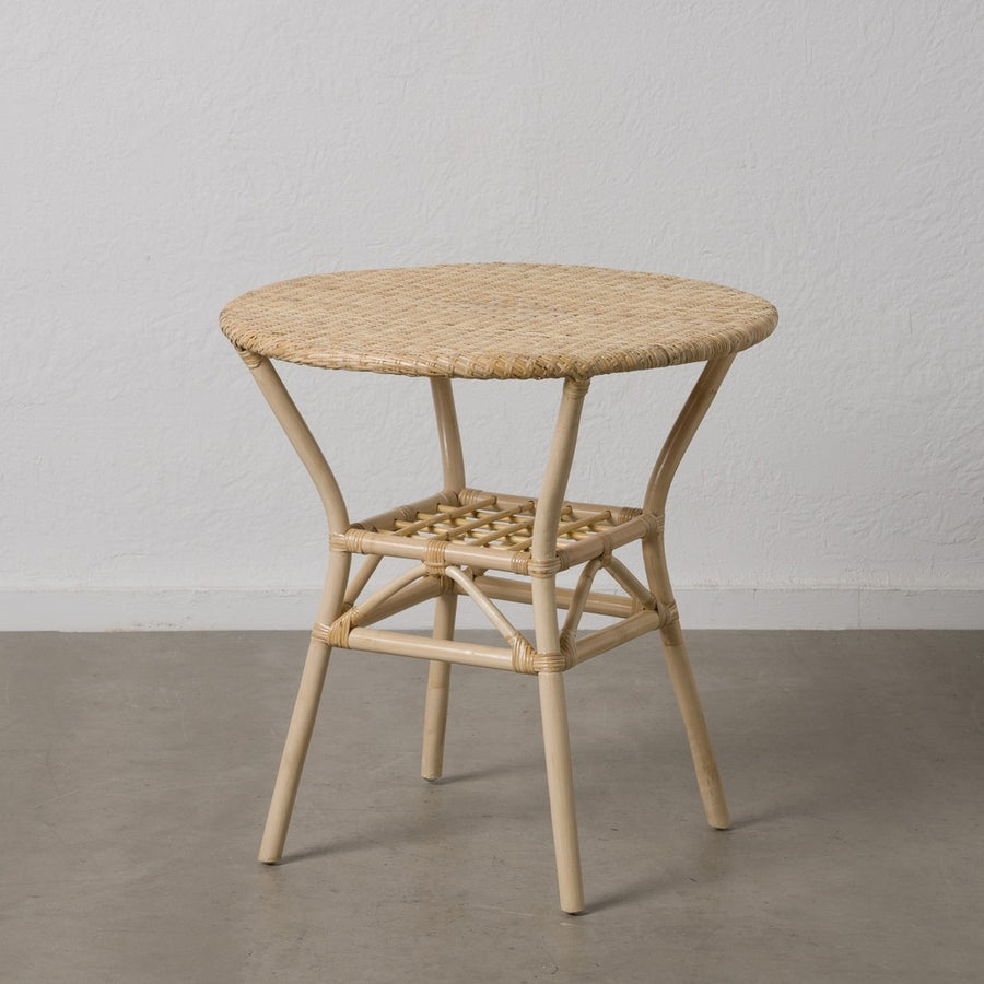 MESA NATURAL RATÁN SALÓN 75 X 75 X 76 CM