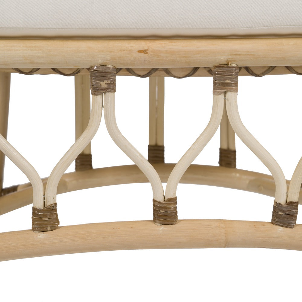 NATURAL RATTAN LOUNGE ARMCHAIR 58 X 62 X 85 CM