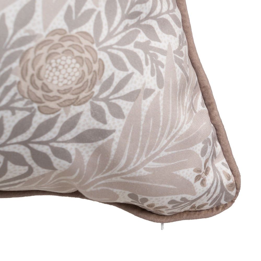 VELVET FLOWERS DECORATIVE CUSHION 90 X 40 CM