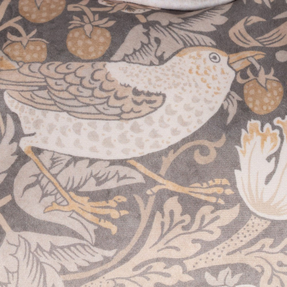 VELVET BIRDS CUSHION DECORATION 90 X 40 CM