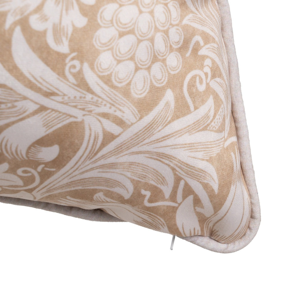 VELVET FLOWERS DECORATIVE CUSHION 90 X 40 CM